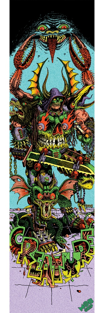 Creature Riot1394 Hallucination Grip Tape 9in x 33in (1 SHEET)