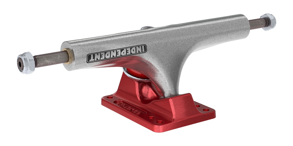 151 Stage 4 Hollow Bar Logo Silver Ano Red Standard Trucks Independent