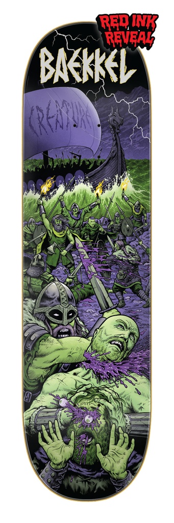 Baekkel Warriors Vx Deck 8.6in X 32.11in Creature Decks