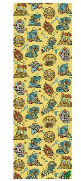 Killer Acid Doods of Summer Grip Tape 11in x 33in (1 Sheet)