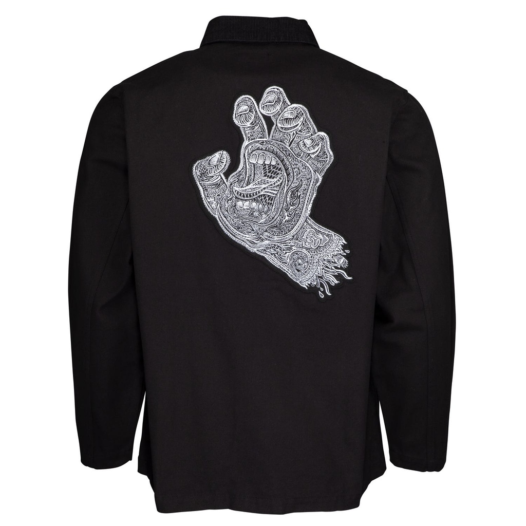 JACKET PLANT WASHED BLACK
