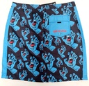 Boardshort Screaming Blue Hands All Over Black