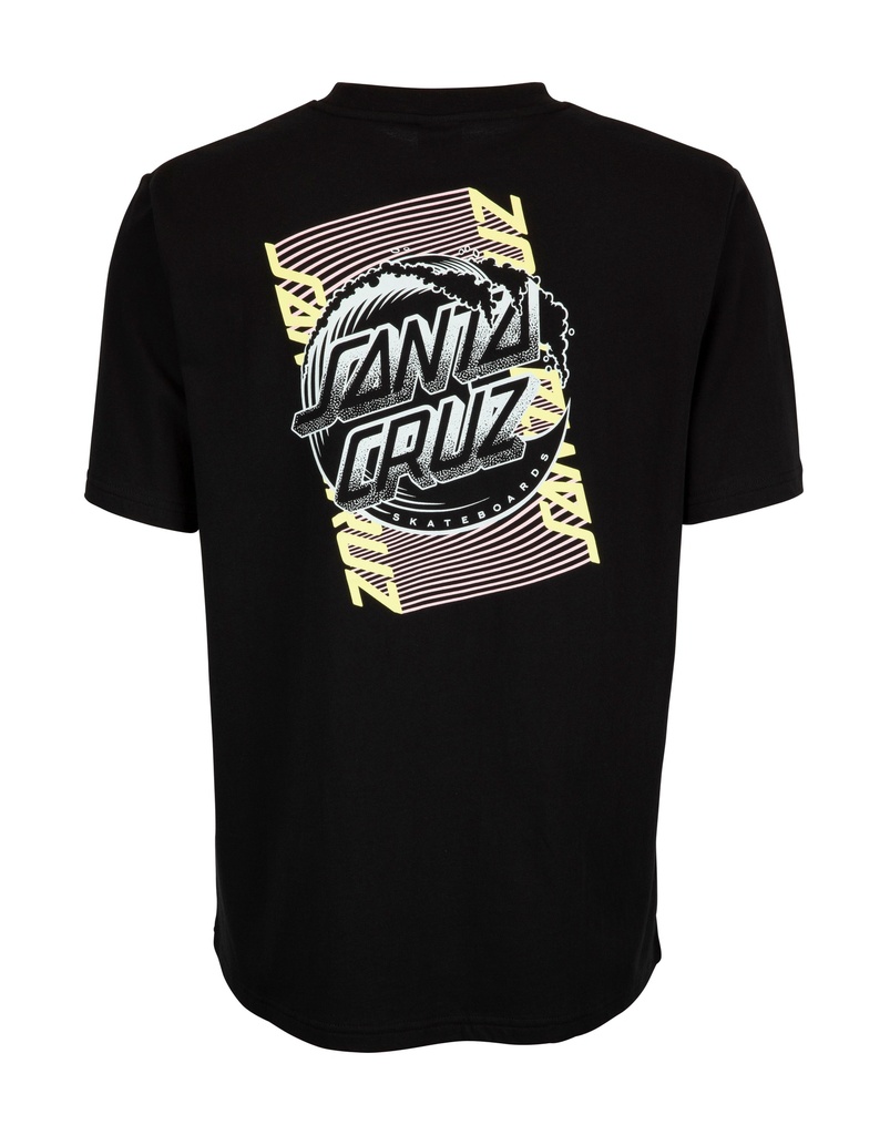 TEE SPLIT STRIP WAVE DOT