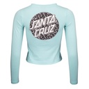 TEE L/S SCREAMING PAISLEY DOT SEA BLUE