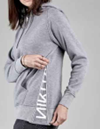 HOOD W ARON HEATHER GREY