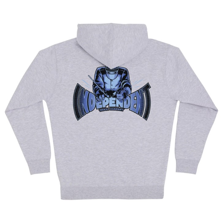 Manufactured Span Zip Hoodie Independent Mens Sweatshirt