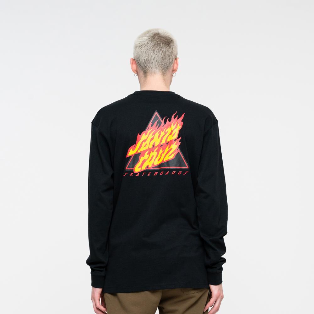 TEE L/S FLAMED NOT A DOT