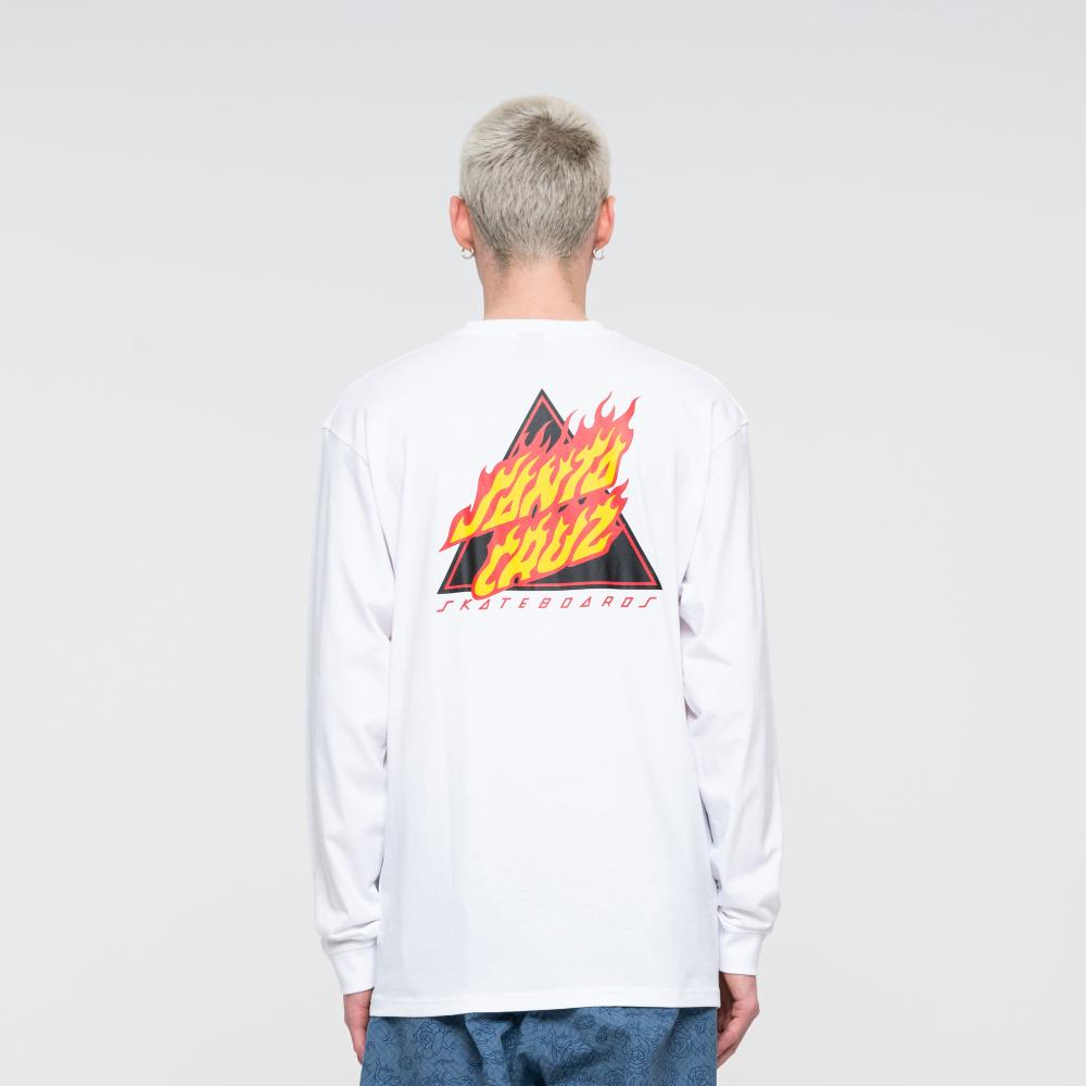TEE L/S FLAMED NOT A DOT