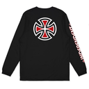 YOUTH TEE L/S YOUTH BAR CROSS BLACK