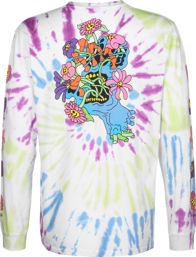 TEE L/S BAKED AF TRIPPY DYE