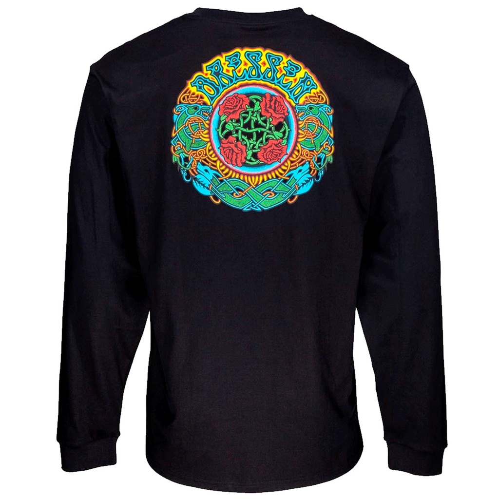 TEE L/S DRESSEN ROSES