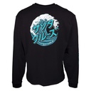 TEE L/S JAPANESE WAVE DOT BLACK