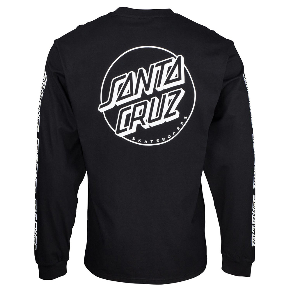 TEE L/S OPUS DOT SLEEVES BLACK