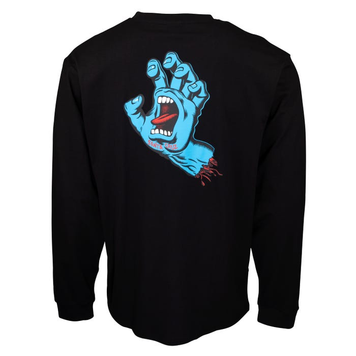 TEE L/S SCREAMING HAND CHEST