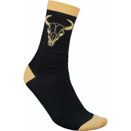 SOCKS DESERT HORNS BLACK