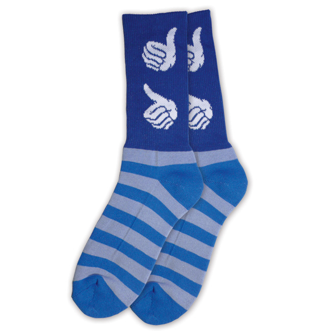[5BSS0003000] SOCKS BS THUMBS & STRIPES