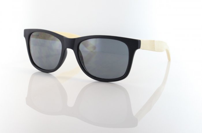 [11S03370000] SUNGLASSES BONDY NAVY BLUE W/NATURAL BAMBOO