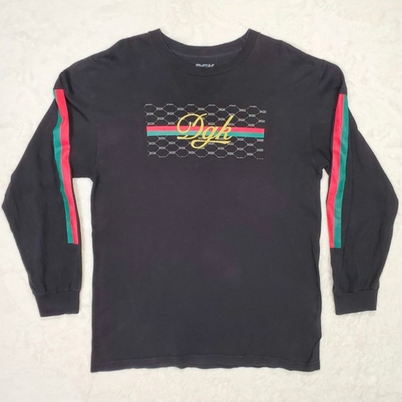 [8DGK052500M] TEE L/S RICO (M, Black)