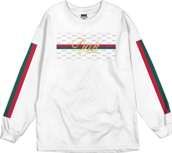 [8DGK052600M] Tee L/S Rico (WHITE, M)