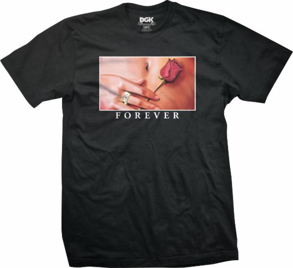 [8DF1803700S] TEE FOREVER (S, BLACK)