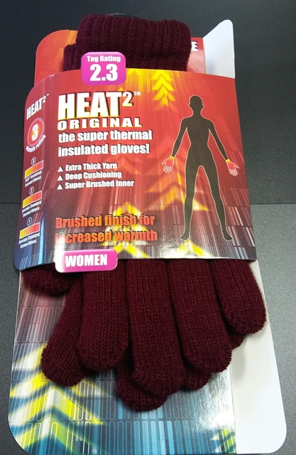 [00W6H610000] HEAT2 Gloves WINE