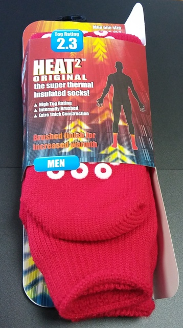 [234MH60000L] HEAT2 SOCKS ABS GRIP MEN RED 40-45