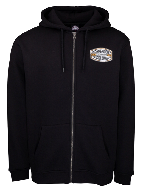 [2IF2105100M] ZIP HOOD ITC CURB (BLACK)