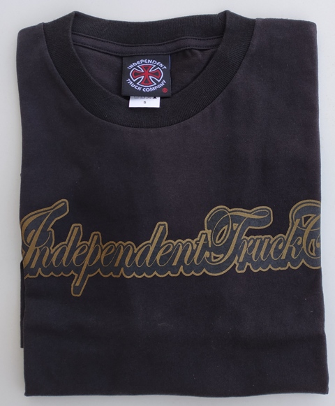 [9A11TS1800S] Tee Gold Script (BLACK)