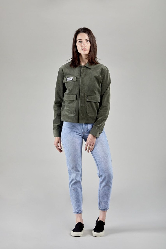 [7NK0500400S] JACKET W FLEET KHAKI