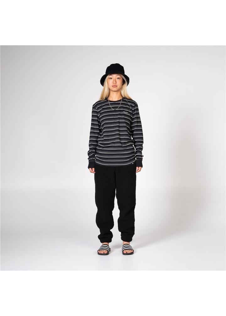 [7NK20F280XS] TEE L/S W TALUS BLACK (XS)