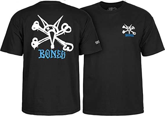 [9PPTS00500S] Tee Rat Bones (S, BLACK)