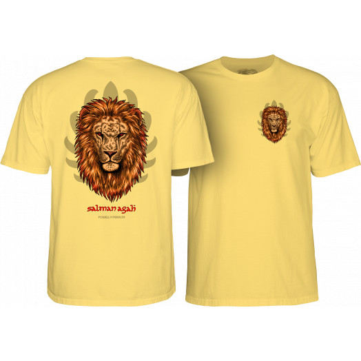 [9PPTS21900S] Tee Salman Agah Lion (Banana, S)