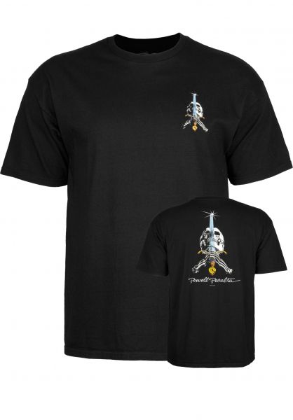 [9PPTS02100S] Tee Skull & Sword (Black, S)