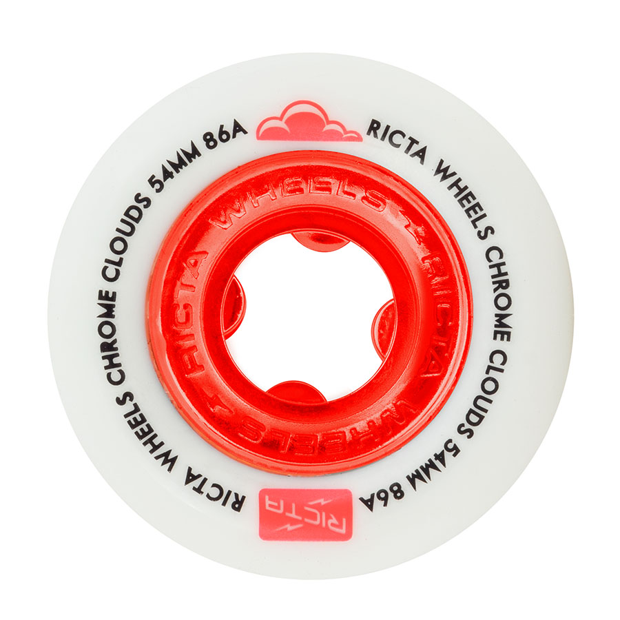 [22222592054] Chrome Clouds Wheels Red (54)