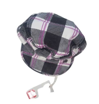 [1E113H21000] HAT WOMEN SOQUEL (BLACK CHECK)