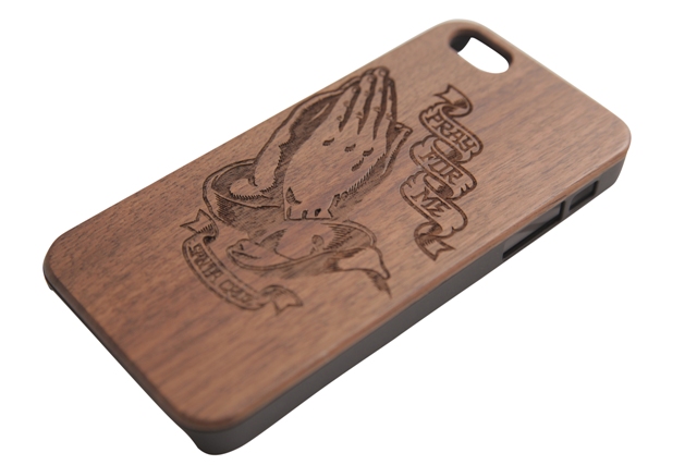 [3SCAMIP5000] PRAY WOOD IPHONE COVER