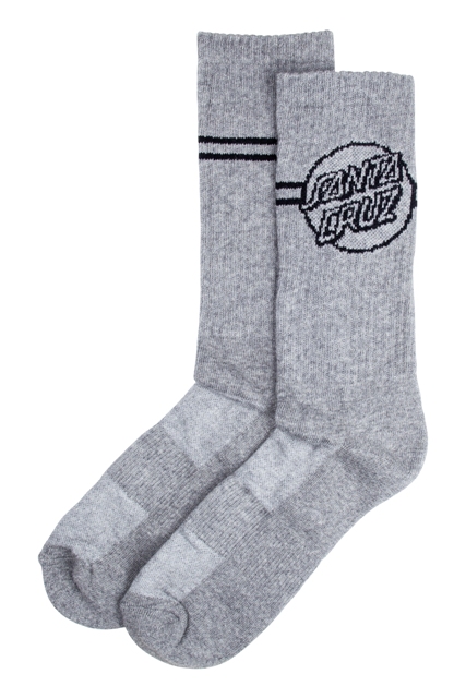 [3SS20095000] SOCKS OPUS DOT STRIPE (ATHLETIC HEATHER)
