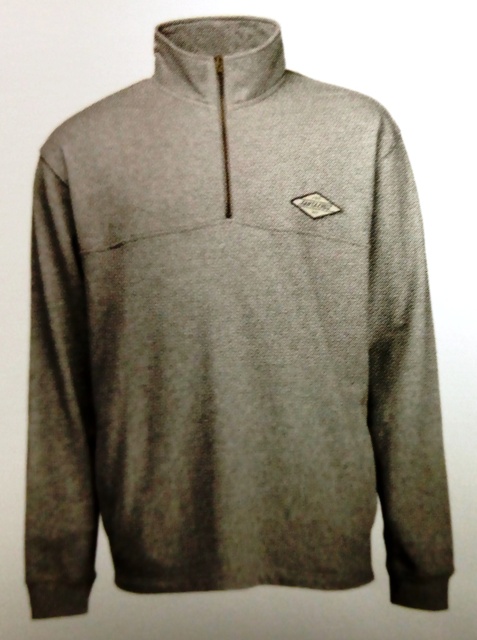 [3SS1808900M] ZIP 1/4 TOMMY (Dark Heather)