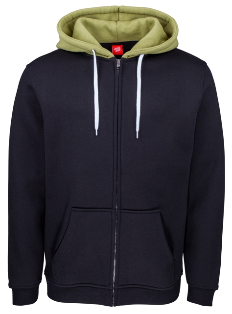 [3SF1911300M] ZIP HOOD HALO ZIP (Black / Sage)