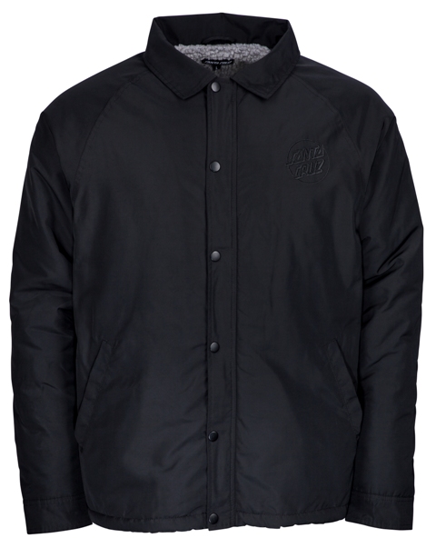 [3SF1800100M] JACKET BLACKOUT COACH BLACK (M)