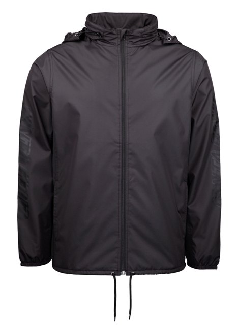 JACKET OUTLINE STRIP TONAL BLACK