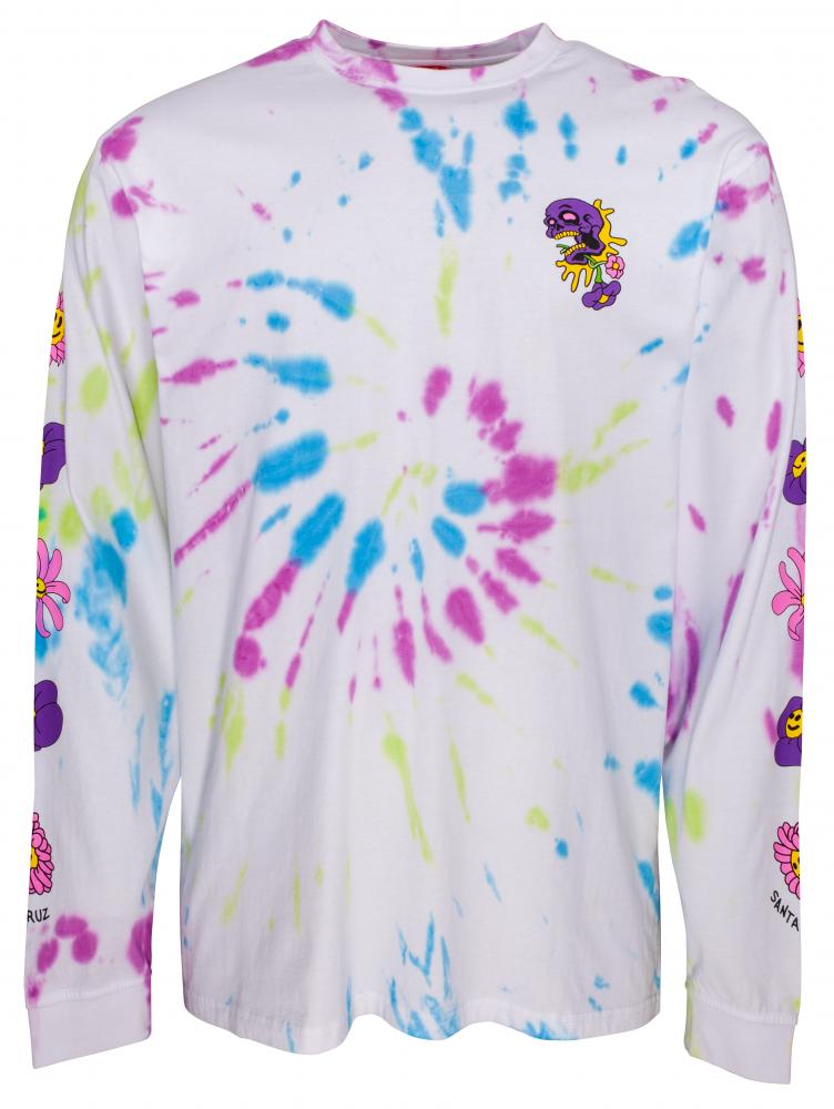 [3SF1909700M] TEE L/S BAKED AF TRIPPY DYE