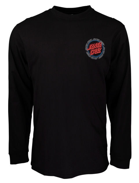 [3SF2123900S] Tee L/S Hollow Ring Dot L/S (S, BLACK)
