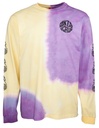 Tee L/S Mako Yellow/Purple Fold Dye