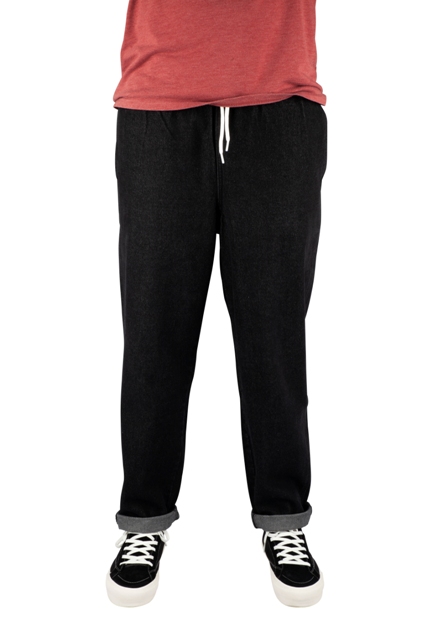 [3SF2110000M] Pant Local (Black Wash Denim, M)