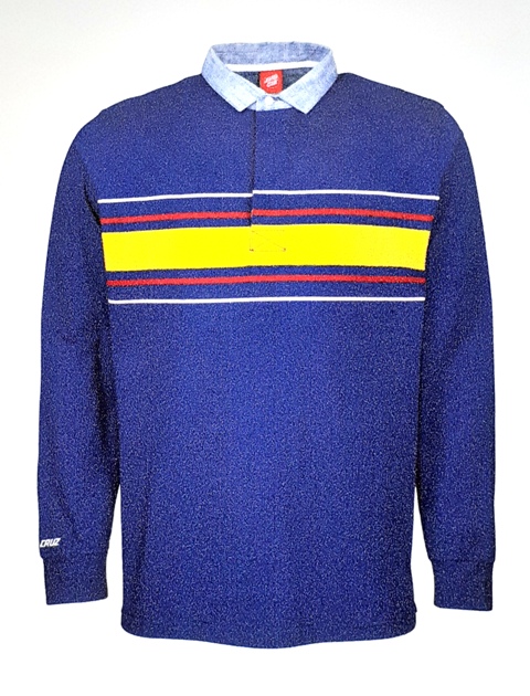 POLO L/S CENTRE (M, Dark Navy)