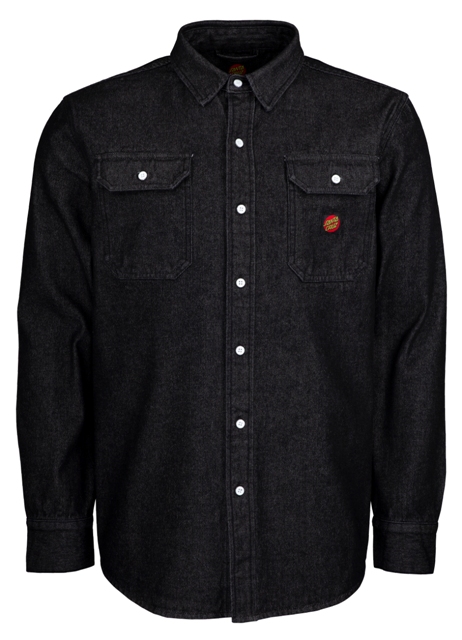 [3SF2106300S] Shirt Wilder (Black Wash Denim, S)