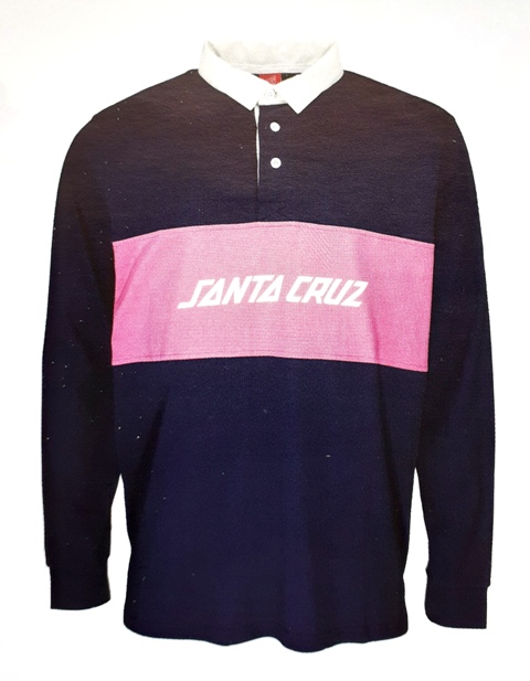 [3SF1913400M] Polo Top Strip (DARK NAVY)