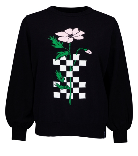 [3SGF1033008] CREW WOMEN CHECKERBLOOM KNIT (8)