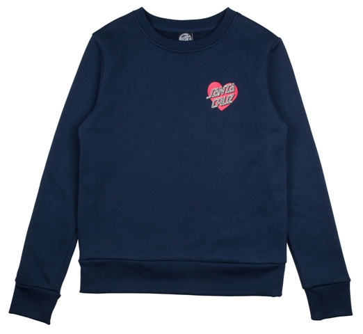 [3SGF2029008] Crew Japanese Heart Dark Navy (8)